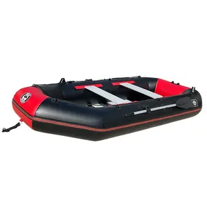 Anti-de barco de rescate 4 persona 300cm pesca barco inflable de PVC remo barco aerodeslizador Kayak bote ifting balsa velero