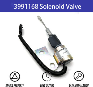 3991168 โซลินอยด์ปิดน้ำมันเชื้อเพลิง SA-4941-24 สำหรับเครื่องยนต์ 4BT 5.9L R130 R130-5 1150H MX100 MX120 24VDC - Product Image 2