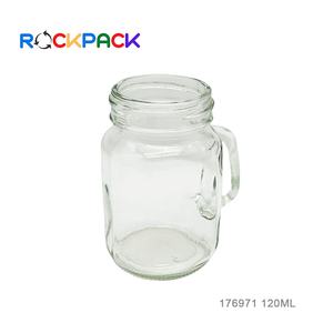 120ml Verre Mini Boisson Jus Thé Café Lait Poignée En Verre Bouteille Avec Bouchon À Vis En Métal - Product Image 5