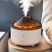 Diffuseur d'arômes rechargeable 1 an, en forme de méduse, pulvérisateur d'eau, humidificateur noir et blanc, pour usage commercial, domestique et voiture