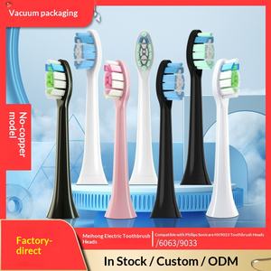 Tête <span class=keywords><strong>de</strong></span> rechange compatible avec les brosses à dents électriques <span class=keywords><strong>Philips</strong></span> HX9023/6063/9033/6730, dotée d'une conception <span class=keywords><strong>de</strong></span> tête <span class=keywords><strong>de</strong></span> brosse incurvée 3D - Product Image 2