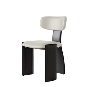 Chaises de salle <span class=keywords><strong>à</strong></span> manger ergonomiques modernes de style minimaliste italien, avec blocs de couleur, légères, structure en métal stable, design haut de gamme, pour usage domestique et hôtelier - Product Image 6