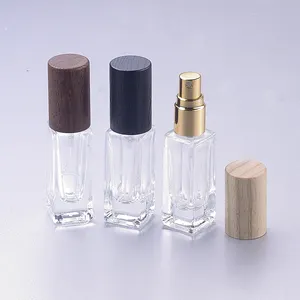 Zorac − bouteille de parfum pour hommes, accessoire en verre, avec capuchon en bois, 30/24mm, 50ml