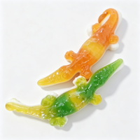 OEM / ODM Bonbons gélifiés aux fruits en forme de crocodile, grand sac, multicolores, forme de dessin animé