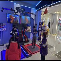Parc d'attractions intérieur, cinéma VR 9D, jeu de tir, arène de réalité virtuelle, 2 joueurs, combat VR, console de jeu Music Dance Revolution