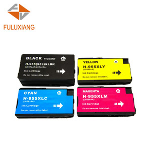 Fuluxiang 955 959 959XL <span class=keywords><strong>955XL</strong></span> <span class=keywords><strong>HP</strong></span> สำหรับตลับหมึกสำหรับ Officejet Pro 7740/8210/8710 Series-รงควัตถุสำหรับการรับประกัน18เดือน - Product Image 2