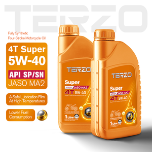 Huile entièrement synthétique multi-usages <span class=keywords><strong>10W40</strong></span> pour véhicules 4 temps, scooters, additifs anti-usure, changement de vitesse fluide, API SP/JASO MA2 haute performance - Product Image 1
