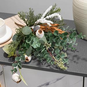 Plantas Verdes Artificiales, Ramo de <span class=keywords><strong>Hojas</strong></span> de Eucalipto, Ramo de Frutos, Decoración para Bodas y Hogar, Arreglos Florales - Product Image 4
