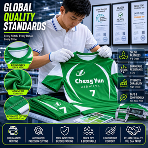 Completo da Calcio Retrò con Stampa Personalizzata di Alta Qualità della Fabbrica Chengyun, Set da Calcio Traspirante ad Asciugatura Rapida - Product Image 5