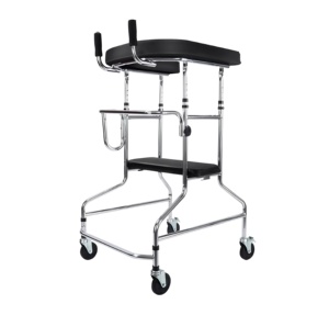 Fauteuil roulant pliant et pratique, aide à la mobilité pliante et portable pour personnes âgées et handicapées - Product Image 6