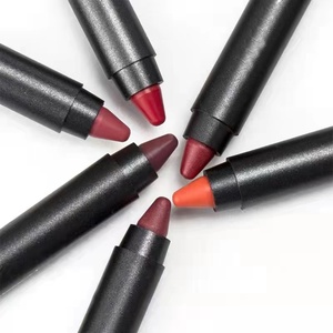 OEM FAIBLE QUANTITÉ MINIMALE DE COMMANDE 19 Couleurs Private Label <span class=keywords><strong>Maquillage</strong></span> Produits Cosmétiques Sans Logo Étanche Grand Mat Velours Lip Liner <span class=keywords><strong>Crayon</strong></span> - Product Image 4