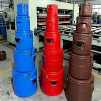 10-20-40-60-80L Ember Pendingin Bulat Logam Kuat dengan Fitur Penahan Es untuk Berkemah, Penghangat Makanan, Wadah Terisolasi