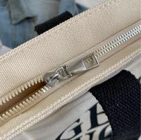Sac fourre-tout en toile décontracté de grande capacité pour étudiantes, motif personnalisé, sac à main, loisirs, shopping avec poche extérieure