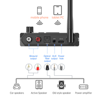 Récepteur audio à affichage numérique Bluetooth 5.3 Adaptateur audio Bluetooth sans fil