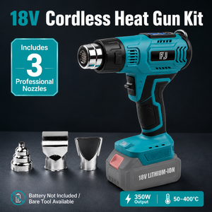 Pistola de Calor Inalámbrica de 18V y 350W con Temperatura Ajustable, Alimentada por Batería, para Soldadura de Plástico y Bricolaje H0T-CD01-180 - Product Image 1