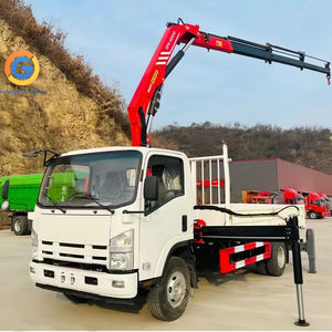 Light Duty Flexible Body Cargo Transport Hydraulic <strong>Lifting</strong> Knuckle <strong>Boom</strong> Crane Truck - Product Image 1