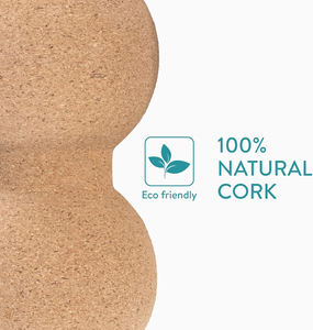 LEECORK yüksek indirim 80*160mm Premium <span class=keywords><strong>Cork</strong></span> fıstık masaj topu doğal mantar fıstık rulo topu geri ayak kafa masaj için - Product Image 5