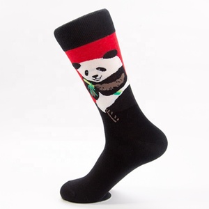 Mùa đông vui Funky Panda hoa chim đầy màu sắc giải trí unisex phim hoạt hình vớ - Product Image 4