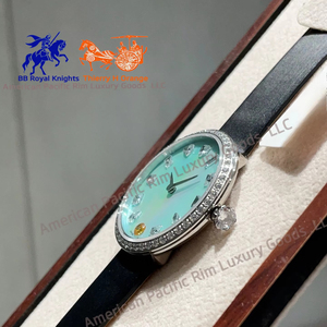 Reloj Ti2fany para Mujer, de Lujo, Estilo Ejecutivo, Correa de Cuero Color Caramelo, con Movimiento Ronda, Elegante y Moderno - Product Image 3