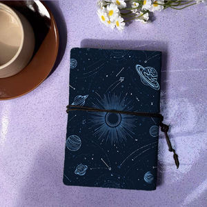 Carnet compact A6 fait à la main utile pour les étudiants en droit universitaire idéal pour la préparation de plaidoirie et les dossiers avec Sun Planets s - Product Image 3