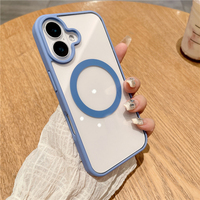 Étui de luxe antichoc à chargement magnétique sans fil pour iPhone 18 Pro 17 16 15 14 Plus 13 12 Mini 11 Pro XR XS Max – Coque transparente magnétique