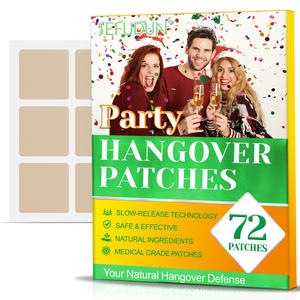 使いやすい医療グレードのパーティーパッチ、天然二日酔い解消、抗アルコール経皮パッチ、プライベートラベル二日酔い対策パッチ - Product Image 5