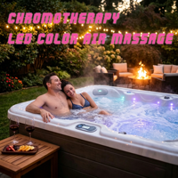 Jacuzzi de Hidromasaje de Lujo, Moderno, Independiente, para Exteriores, con Certificación CE, Doble Plazas, Acrílico, Balboa, Aquaspring GS-5313, Combo de Masaje, 29 Jets
