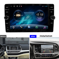 2DIN 8 pouces Android écran tactile rétractable FM AM USB autoradio stéréo vidéo lecteur DVD