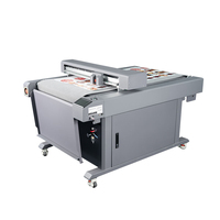 Máquina de corte y hendido de cama plana de doble cabezal con servomotor FR6090, plotter de corte de cama plana con rodillo