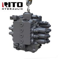 Vanne de commande hydraulique RITO 14576336 pour systèmes d'excavatrices Hitachi ZX200 ZX210 EX200 – Ensemble de vanne principale pour excavatrice