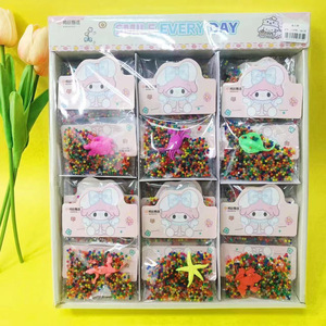 Jouet en perles d'eau expansibles en forme de graines de soja pour enfants, ensemble de jeu créatif avec figurines de dinosaures et de requins, pack coloré - Product Image 4