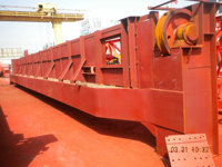Grue portique monopoutre de type boîte 10T personnalisée avec certificat CE, boîte de vitesses motorisée, commande au sol/à distance pour usine industrielle
