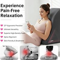Coussin de soutien intime en mousse à mémoire de forme en forme de U, cale de lit multifonctionnelle pour l'aide à la fertilité et le sommeil sur le ventre