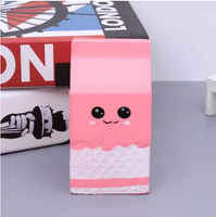 Jouet anti-stress souple à remontée lente en forme de gâteau, grandes frites de maïs soufflé et panda, en PU, unisexe, marque Milai, modèle Wanju 12