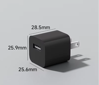 Chargeur mural USB, adaptateur bloc cube charge rapide 5W pour iPhone 14 13 12 11 Pro Max Mini R S 6 Plus IPad-Accessoires de voyage