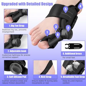 <span class=keywords><strong>Correcteur</strong></span> d'orteils unisexe réglable pour pieds et ongles incarnés, directement de l'usine - Product Image 4