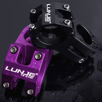 Stem Setang Sepeda Gunung Aluminium Alloy Dead Fly Speed 25.4/31.8*45mm CNC Pendek