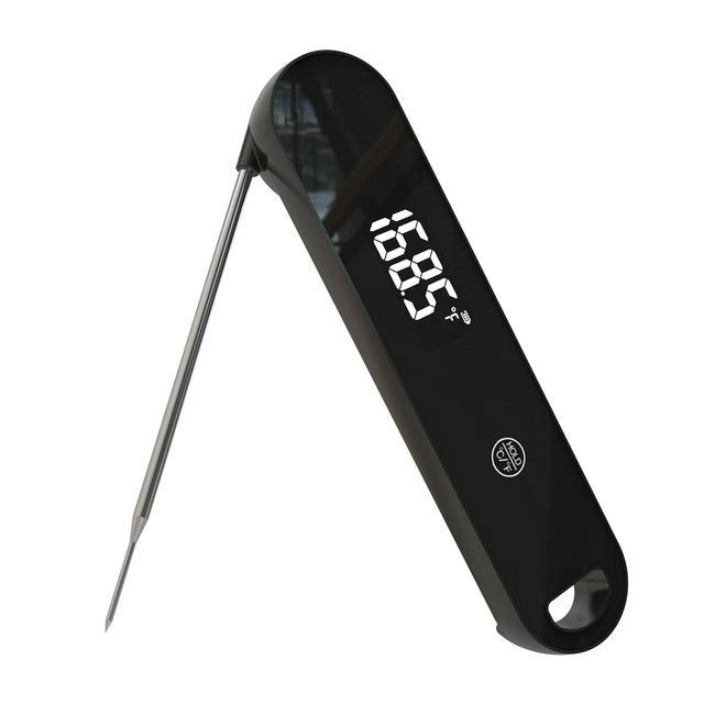 Professional Meat Thermometer Digital, 0.6 Seconds Instant Read with High Accuracy, IP66 Waterproof with Backlit