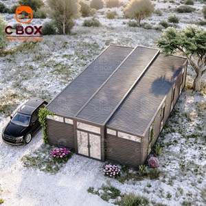 บ้านสำเร็จรูปพับได้แบบโมดูลาร์สุดหรู Cbox ปรับแต่งได้ 2-3 ห้องนอน บ้านเคลื่อนที่ขนาด 40 ฟุต อาคารสำนักงาน บ้านคอนเทนเนอร์แบบขยายได้ - Product Image 1