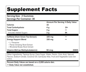 Proveedor Mayorista OEM de Gomitas Energéticas Pre-Entrenamiento, Gomitas Pre-Entrenamiento para el Desarrollo Muscular con Proteína, Suplemento de Cafeína - Product Image 5