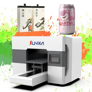 Sunika Industrial UV Printing 30cm Impresora de la mejor calidad para madera Plástico Vidrio Botella de papel Cilindro 3 años de garantía