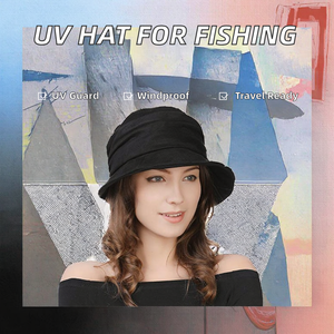 Hot Sale High Quality Polyester Winter Bucket Fishing <b>Hat</b> UV Protection Breathable Unisex Windproof Sun <b>Hat</b> Outdoor Activities - Product Image 2