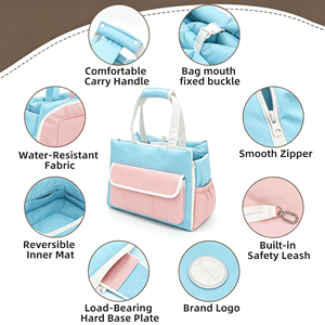 Transportín para Mascotas Pequeñas, Multifuncional, Plegable, para Viajes, Aprobado por Aerolíneas, de Lados Suaves, Gran Venta - Product Image 1