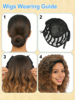 Perruque Afro Synthétique Transparente à Petites Boucles Volumineuses, Résistante à la Chaleur, Faite à la Machine, Densité 150%, Vente en Gros