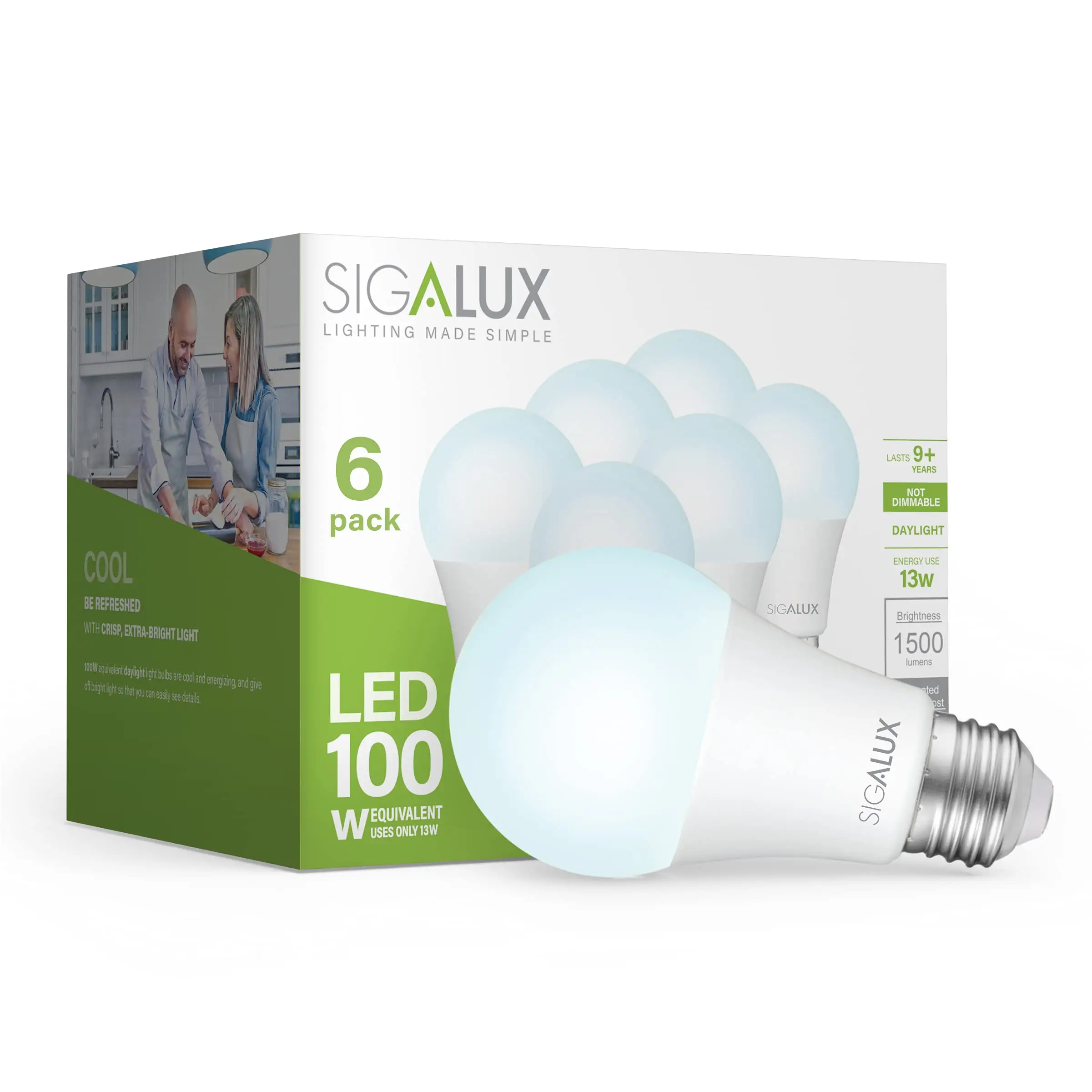 LED Light Bulbs 30 Watt Equivalent Standard Warm 4100k Light Bulbs Soft White Nature Energy Saving 1500 Lumen