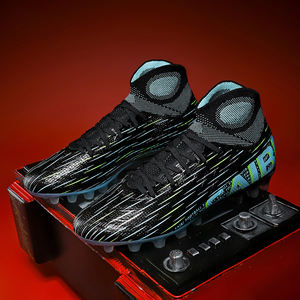 Scarpe da Calcio Unisex Personalizzate con Tacchetti Lunghi FG, Suola Intermedia in TPU, Tomaia in PVC, Resistenti all'Usura e Antiscivolo, <span class=keywords><strong>Super</strong></span> Robuste - Product Image 3