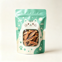 Sacs d'emballage pour aliments pour animaux de compagnie, fabricant d'emballages souples, pochettes personnalisées imprimées pour aliments pour animaux, sachets à fond plat