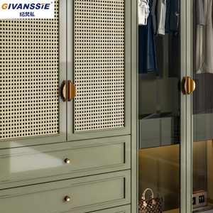 Armadio in Legno Stile Pastorale di Tendenza, di Alta Qualità e Durevole, Design Retrò Personalizzato per Camere da Letto - Product Image 2