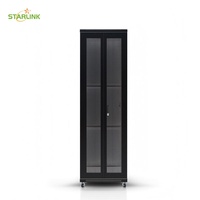 Système de câblage Starlink, équipement de télécommunications, armoire serveur 18U-48U 19 pouces en acier laminé à froid SPCC 600x670mm en stock