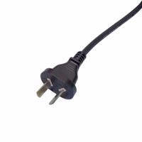Cable de Alimentación Argentino de 2 Pines con Certificación IRAM 2073, Blanco y Negro, para Computadora, Monitor, TV, Impresora, Servidor, Cable de Repuesto